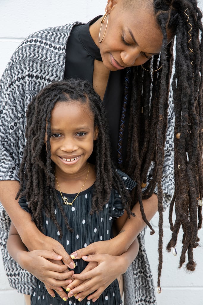 Mother Hugging Daughter